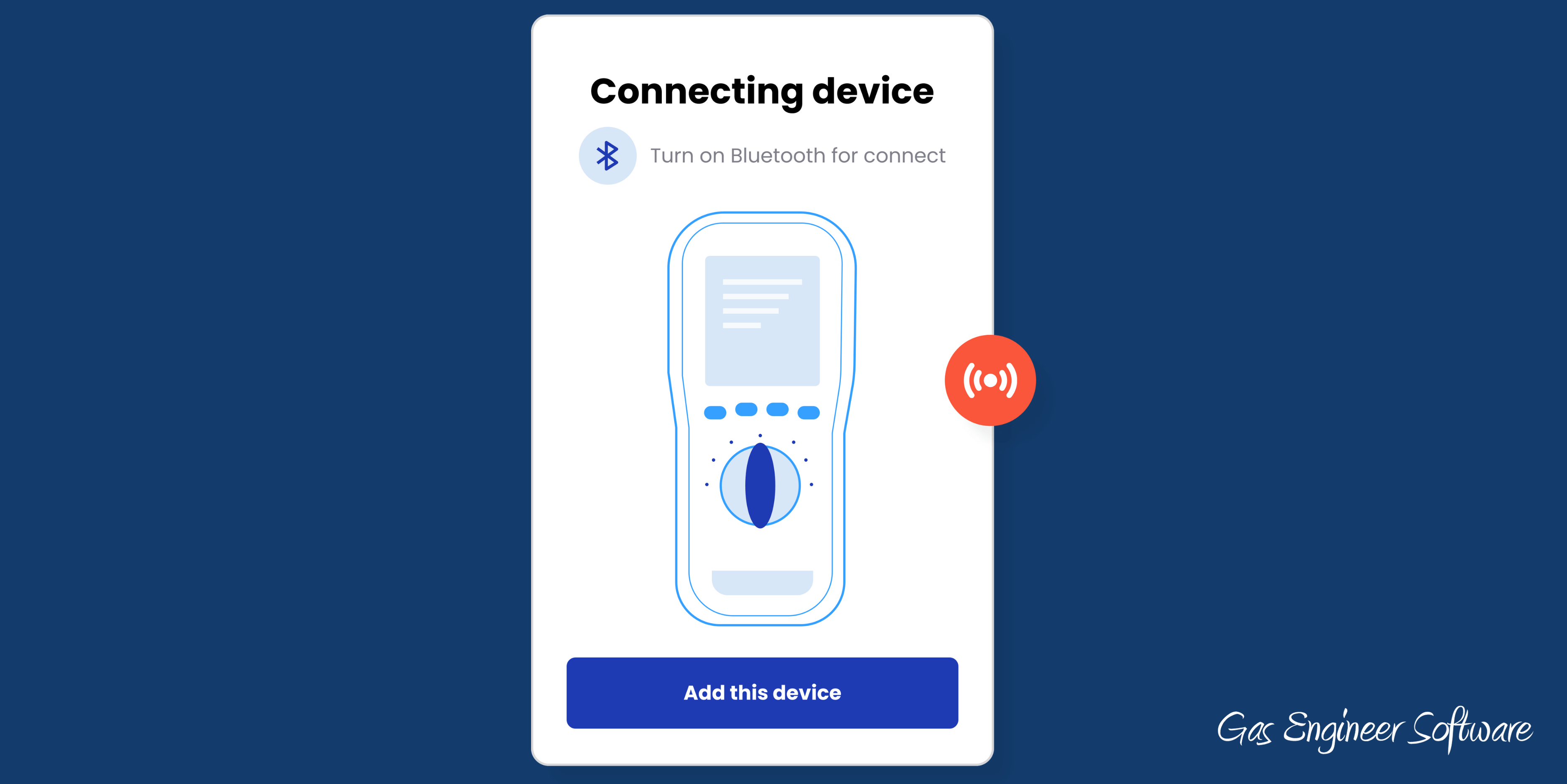 Connecting your flue gas analyser to Gas Engineer Software takes only a few simple steps